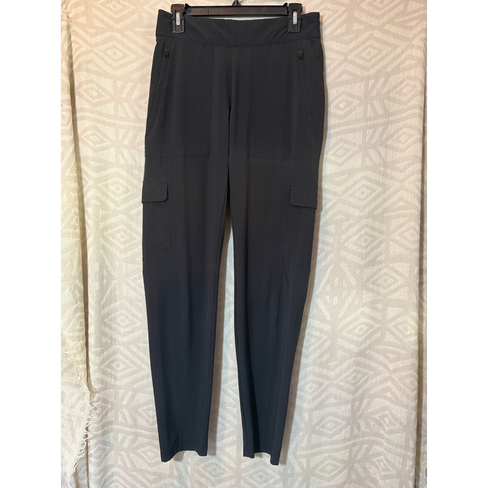 Athleta Black Ankle high rise Cargo Pants Womens Size 8T Straight‎ Leg - Picture 6 of 8